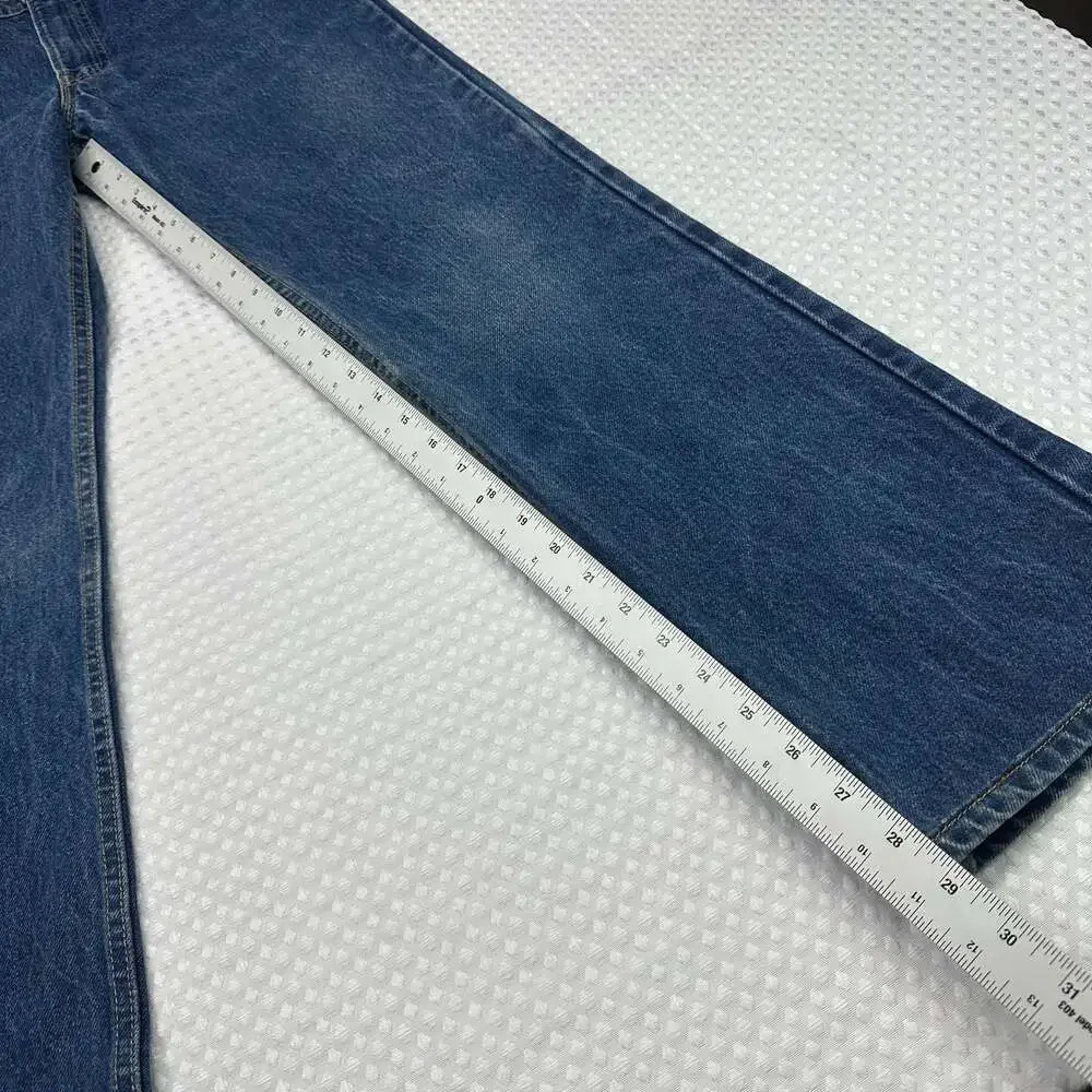 Vintage Levi's 517 Orange Tab Bootcut Denim Jeans Made in USA W32 L29